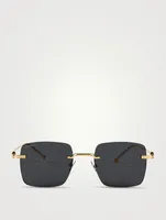 Pasha De Cartier Square Sunglasses