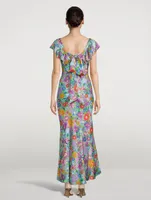 Rex Maxi Dress Floral Print