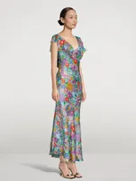 Rex Maxi Dress Floral Print