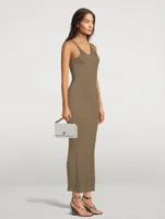 Ivette Metallic Rib Maxi Dress