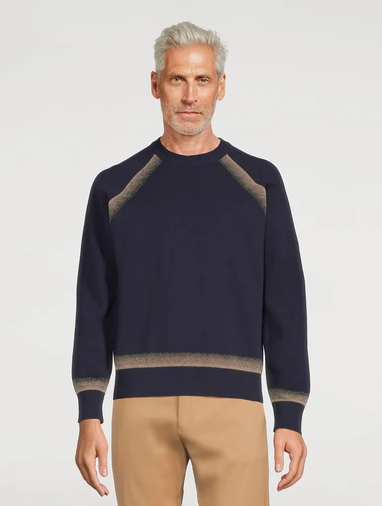 Cotton And Alpaca Crewneck Sweater