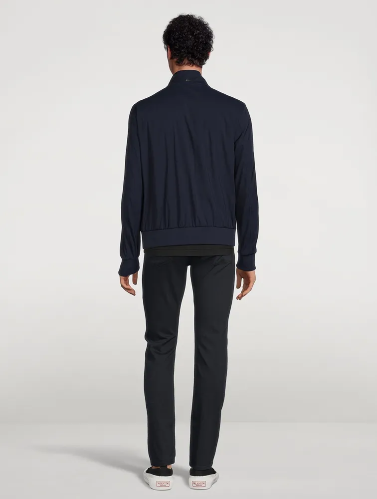 Wool-Blend Bomber Jacket