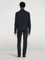 Wool-Blend Bomber Jacket