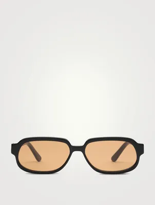 Fortune Favored Rectangular Sunglasses