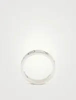 18K White Gold Icon Ring