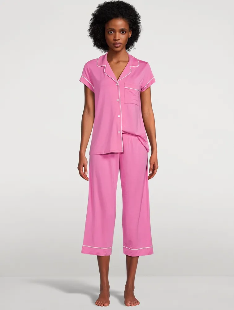 Gisele Cropped Pajama Set