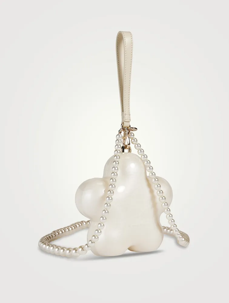 Micro Star Bag With Pearl Crossbody Strap
