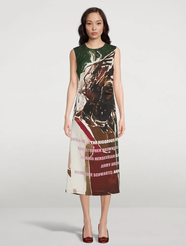 Esmond Midi Dress New York Review of Books Print