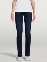 Mari Extended High-Rise Straight Jeans