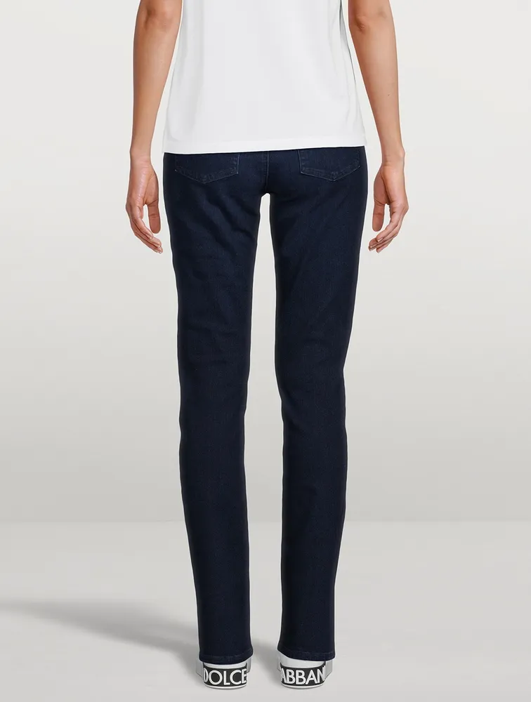 Mari Extended High-Rise Straight Jeans