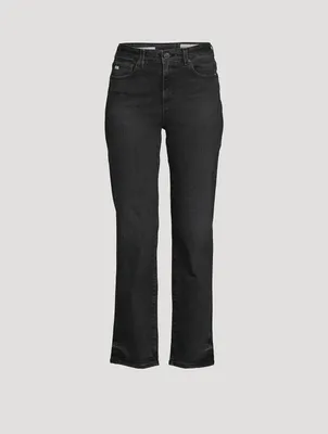 Saige High-Rise Straight Jeans