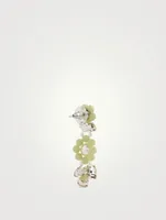 Daisy Leaf Cluster Earrings