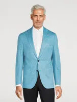 Hartford Wool Silk And Linen Knit Jacket
