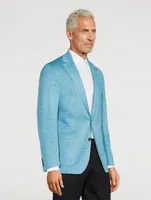 Hartford Wool Silk And Linen Knit Jacket