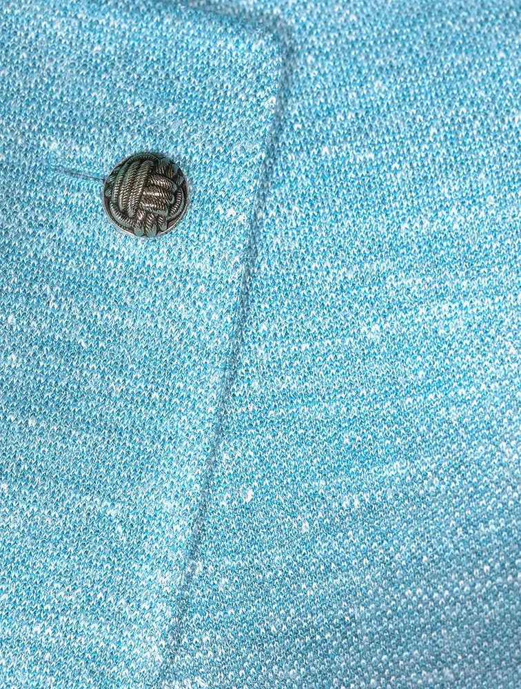 Hartford Wool Silk And Linen Knit Jacket