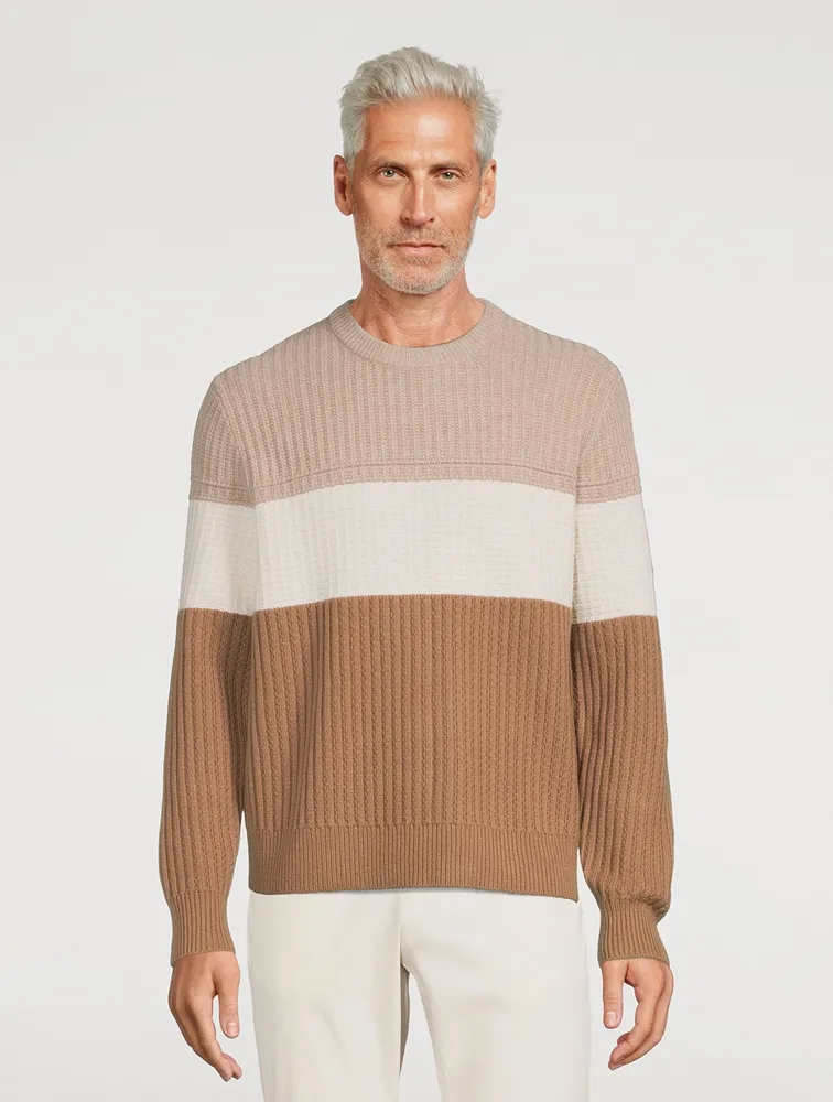 Lamar Wool And Cashmere Crewneck Sweater