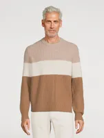 Lamar Wool And Cashmere Crewneck Sweater