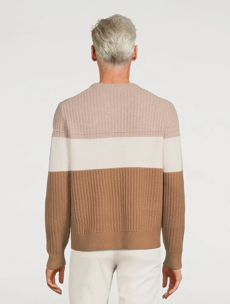 Lamar Wool And Cashmere Crewneck Sweater