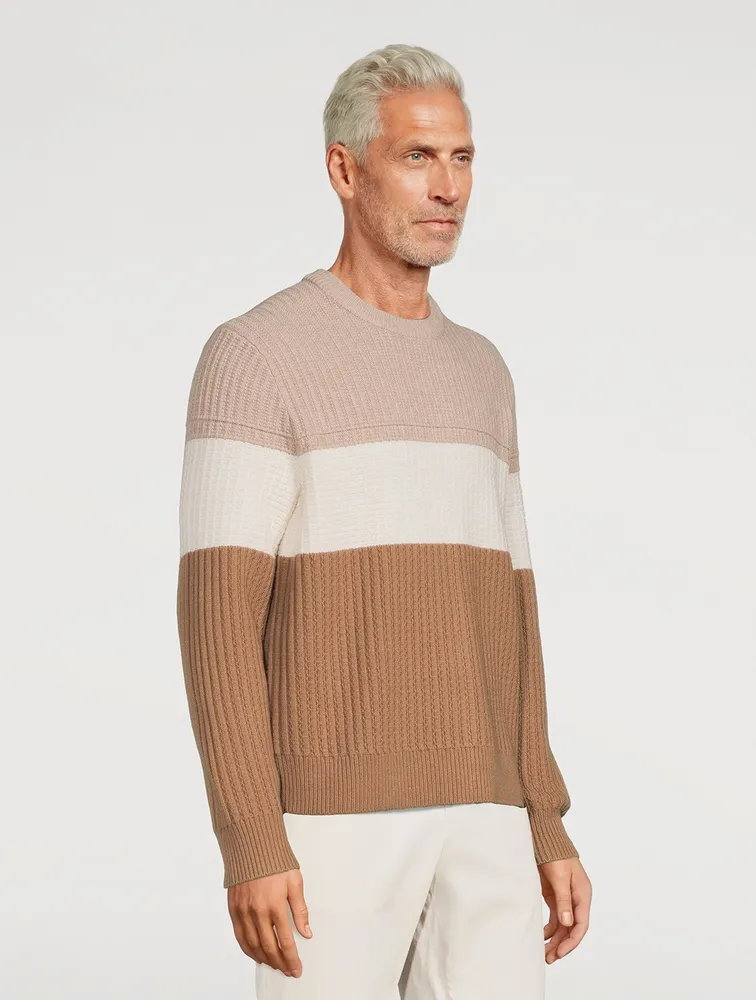 Lamar Wool And Cashmere Crewneck Sweater