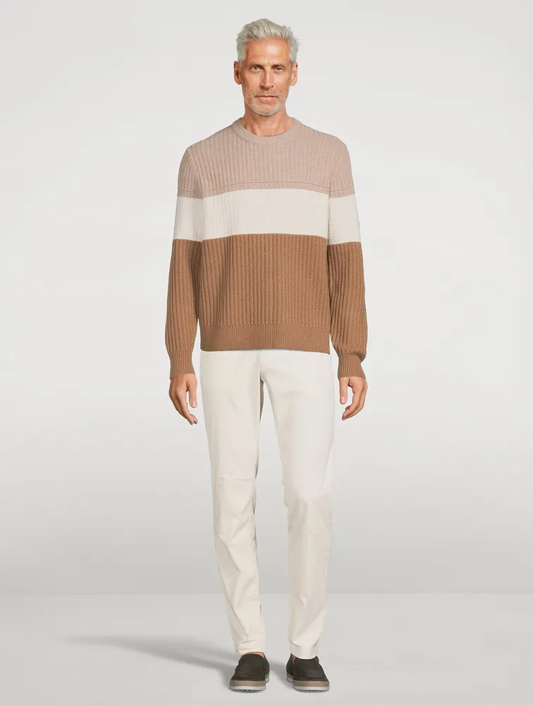 Lamar Wool And Cashmere Crewneck Sweater