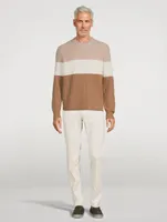 Lamar Wool And Cashmere Crewneck Sweater