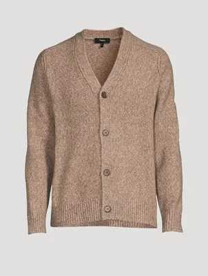 Alvin Wool-Blend V-Neck Cardigan