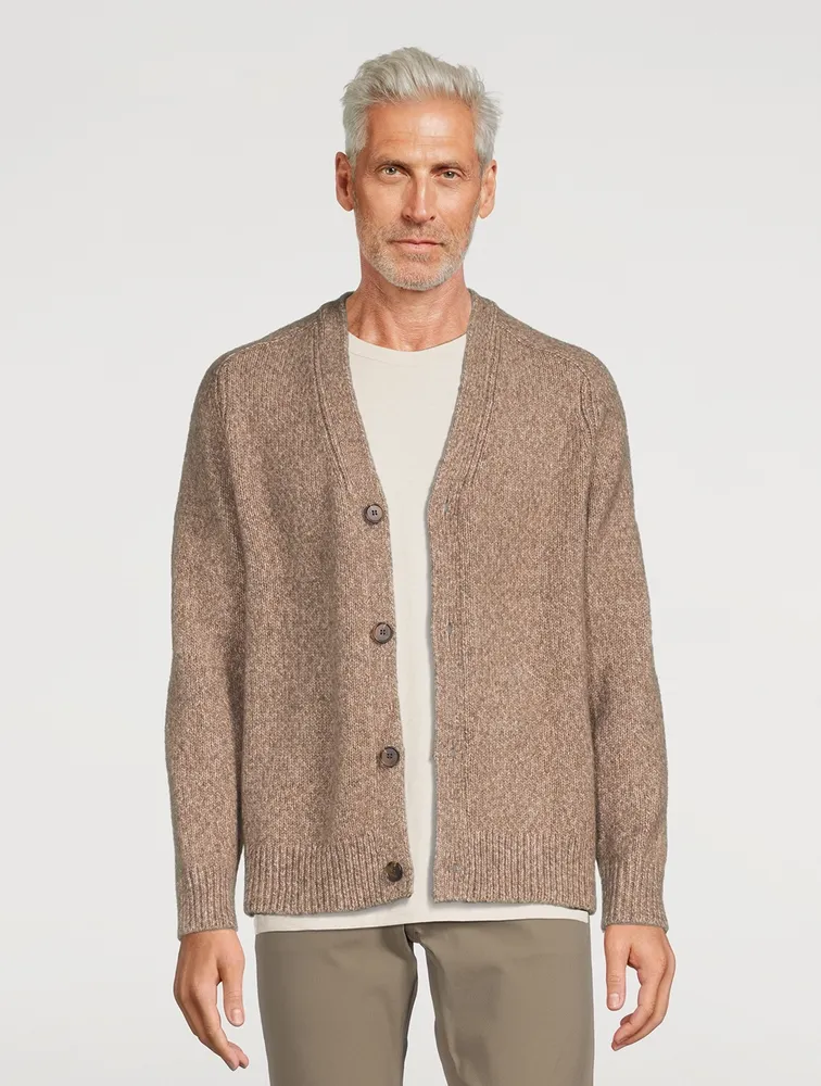 Alvin Wool-Blend V-Neck Cardigan