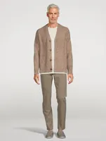 Alvin Wool-Blend V-Neck Cardigan