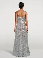 Midnight Embellished Gown
