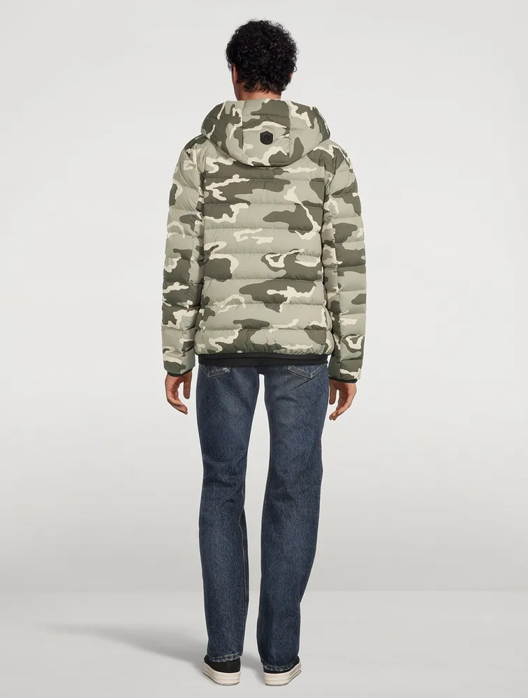 Jacket Down Puffer Camo Print