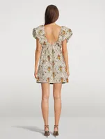 Horizonte Mini Dress Floral Amphora Print