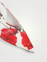 Lollo Slingback Pumps Poppy Print
