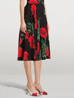 Lollo Slingback Pumps Poppy Print