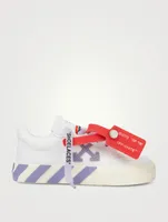 Canvas Vulcanized Laced Sneakers