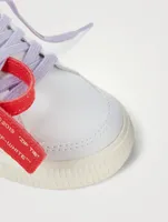 Canvas Vulcanized Laced Sneakers