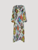 Hostess Long-Sleeve Maxi Dress