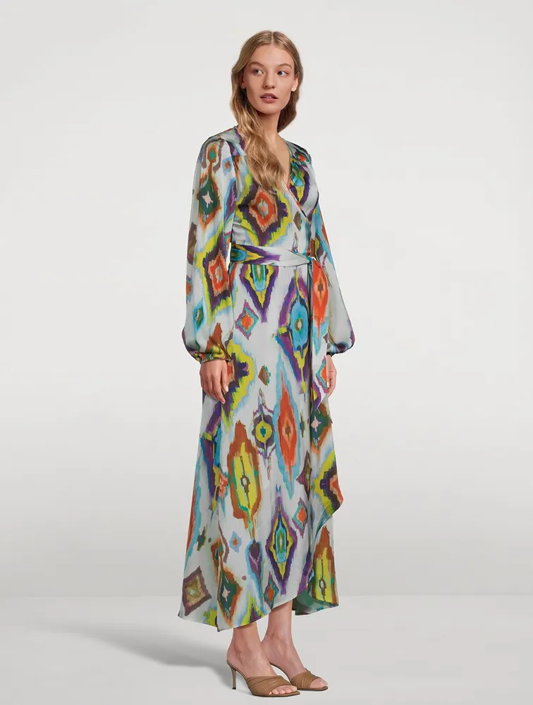 Hostess Long-Sleeve Maxi Dress