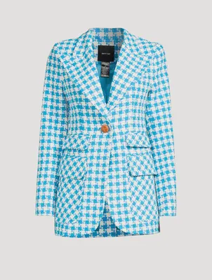 Birkin Houndstooth Blazer