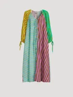 Bobbie Colourblock Cover-Up Stripe Print