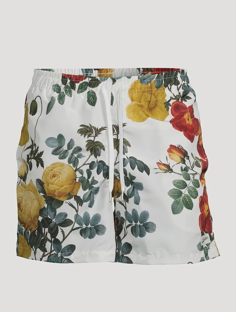 Bouquet Swim Shorts Floral Print