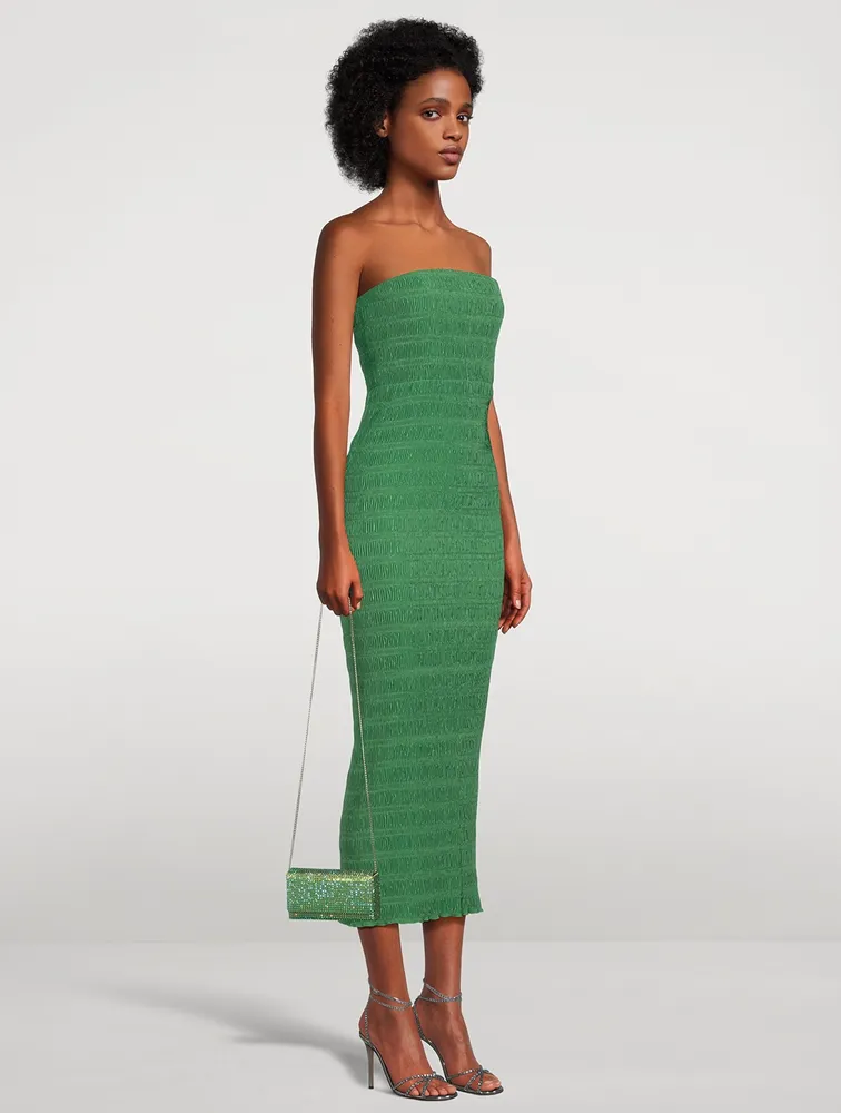 Aurore Strapless Midi Dress