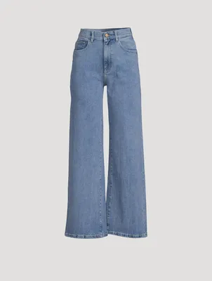 Hepburn High-Rise Wide-Leg Jeans