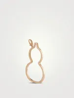 Large Wulu 18K Rose Gold Pendant With Diamonds