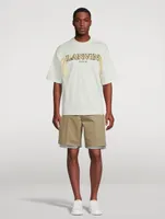 Tailored Shorts With Raw Edge