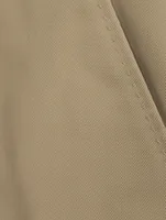 Tailored Shorts With Raw Edge