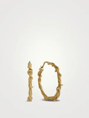 The Chance Encounter Gold Vermeil Hoop Earrings