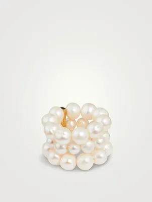 P61 Pearl And Gold Vermeil Ring