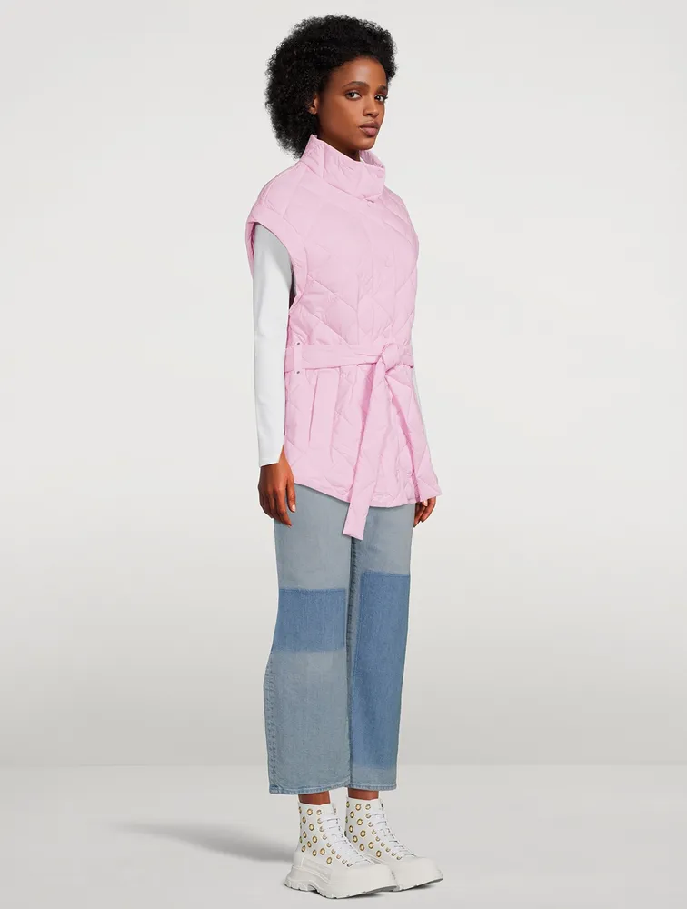 St Clair Quilted Belted Vest