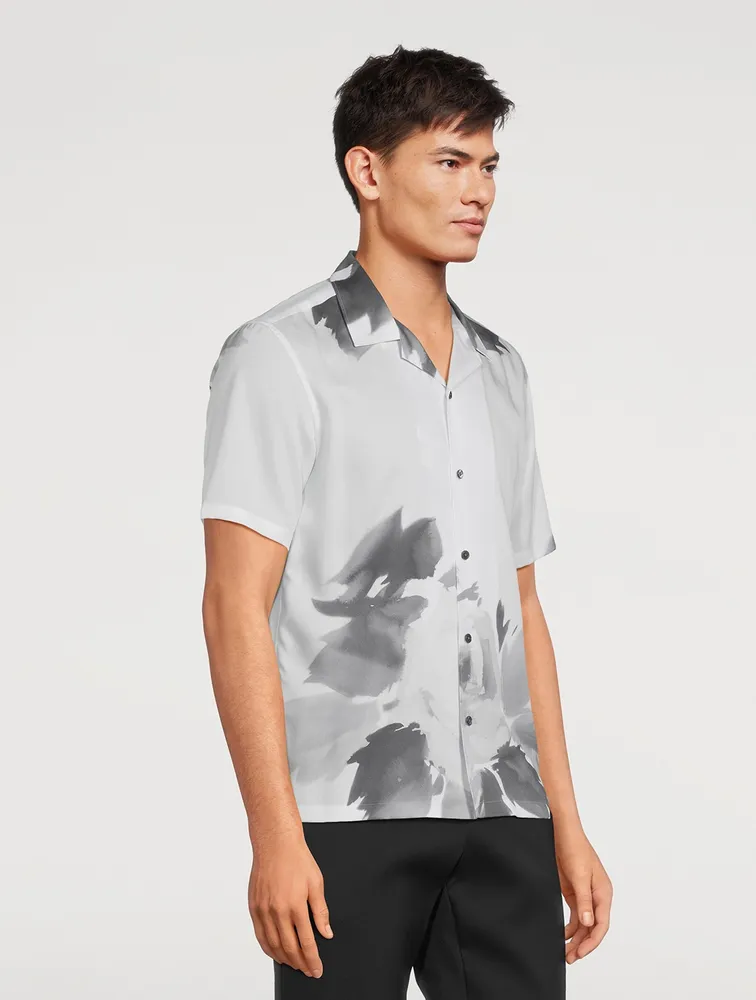 Irving Short-Sleeve Shirt Floral Print