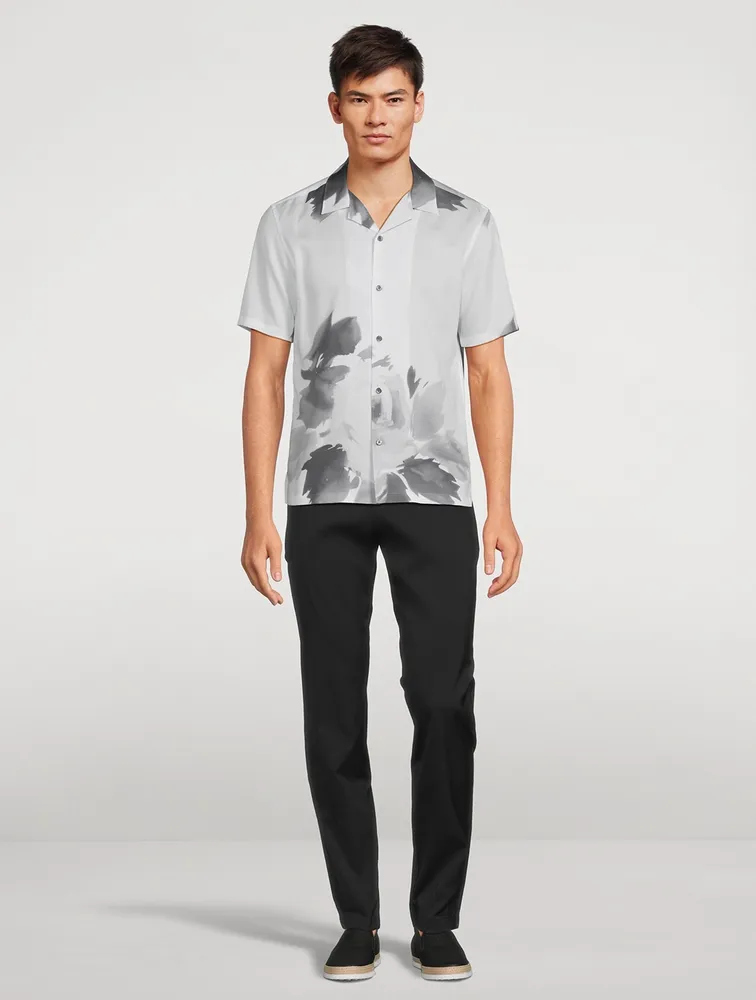 Irving Short-Sleeve Shirt Floral Print